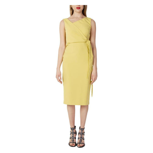 Sandro Ferrone Sandro Ferrone Yellow Polyester Dress SA-11039400946-44 | M 1728,44 | M,71956299936,Clothing,Dresses - Women - Clothing,New with tags,Sandro Ferrone,Women,Women - Clothing,Yellow