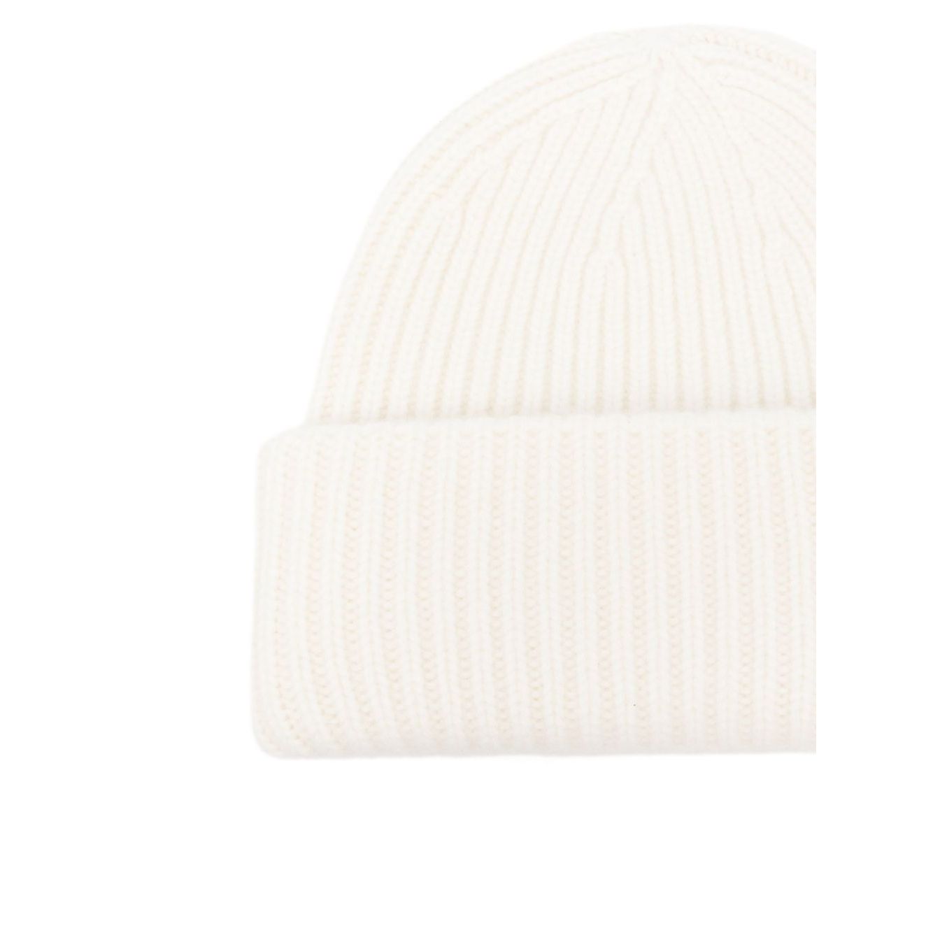 Soft Goat Cashmere ribbed beanie Scarves Hats & Gloves