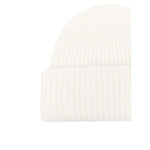 Soft Goat Cashmere ribbed beanie Scarves Hats & Gloves
