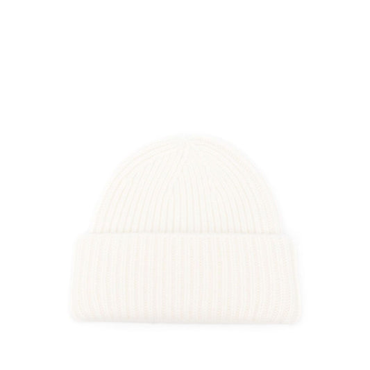 Soft Goat Cashmere ribbed beanie Scarves Hats & Gloves