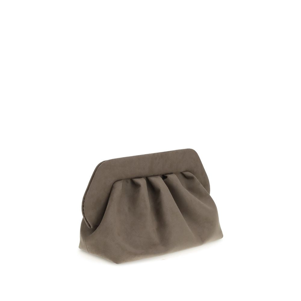 THEMOIRè Brown Other Fibres Clutch Bag