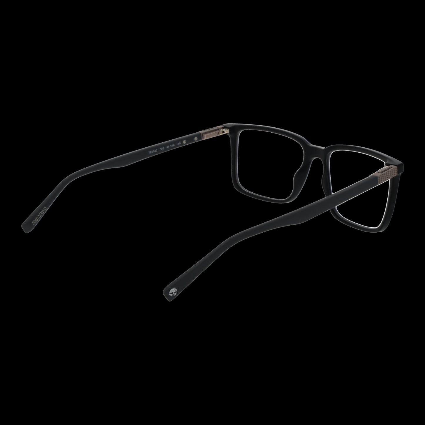 TIMBERLAND MOD. TB1740 54002 Gent eyeglasses in sleek black frame on display