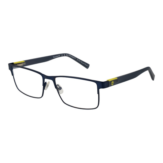 TIMBERLAND MOD. TB1795 56091 gent eyewear in blue with rectangular frames and subtle yellow accents.