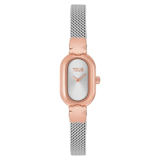 TOUS WATCHES Mod. 3000145400 - Elegant ladies' wristwatch with rose gold accents and a mesh band.