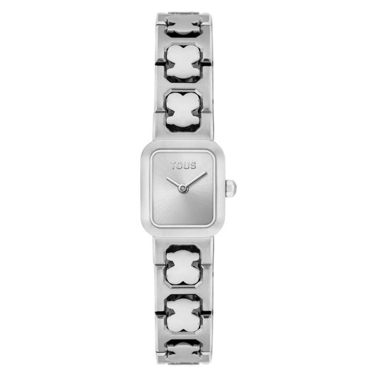 Stylish TOUS WATCHES Mod. 3000146100, featuring a silver square dial and unique bracelet design.