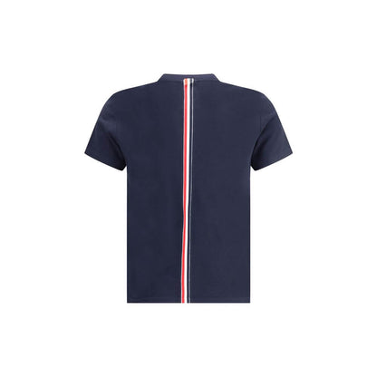 Thom Browne Blue Cotton T-Shirt