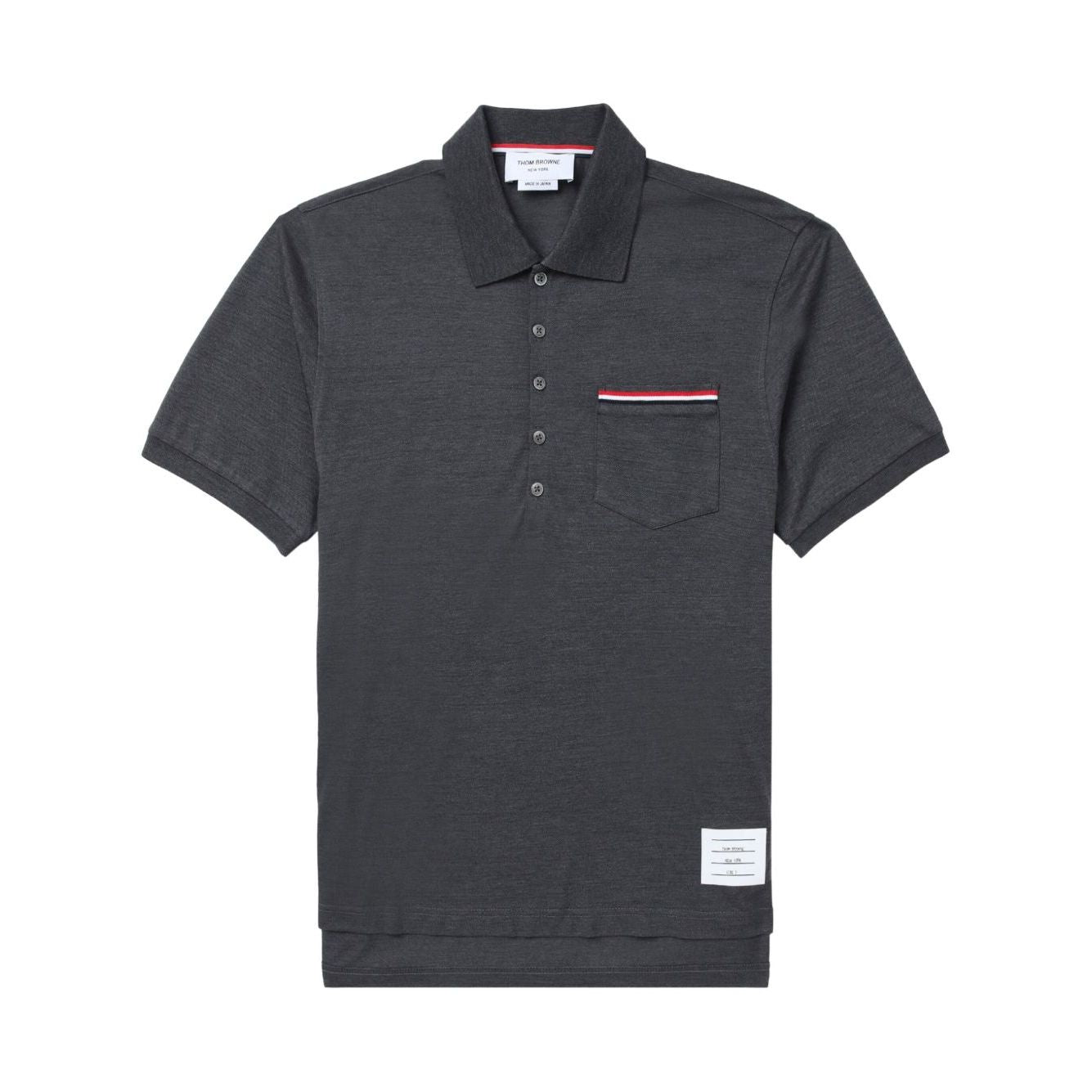 Thom Browne T-shirts and Polos Grey Topwear