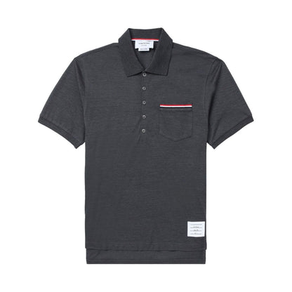 Thom Browne T-shirts and Polos Grey Topwear
