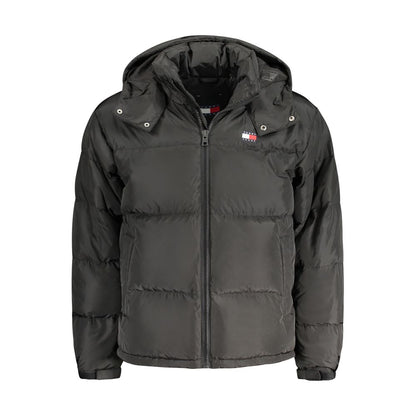 Tommy Hilfiger Black Recycled Polyester Men Jacket