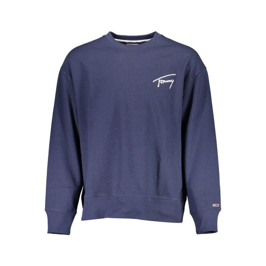 Tommy Hilfiger Blue Cotton Men Sweater 1728,67403481248,Blue,Clothing,Men,Men - Clothing,New with tags,Sweaters - Men - Clothing,Tommy Hilfiger,XXL TO-14120-XXL