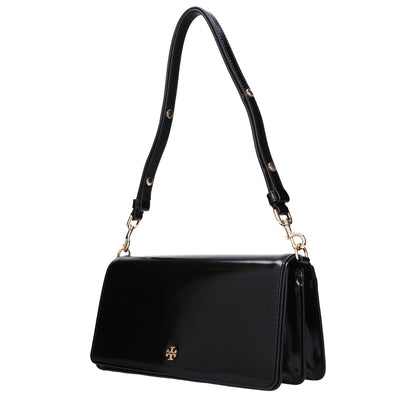 Tory Burch Black Leather Shoulder Bag
