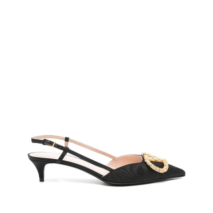 Valentino Garavani VLogo Slingback Pumps 40 Medium Heel