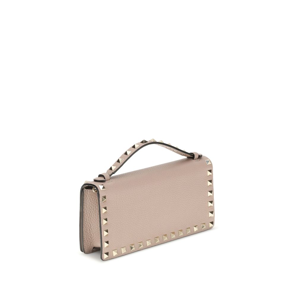 Front view with bag zipped and handles upright.