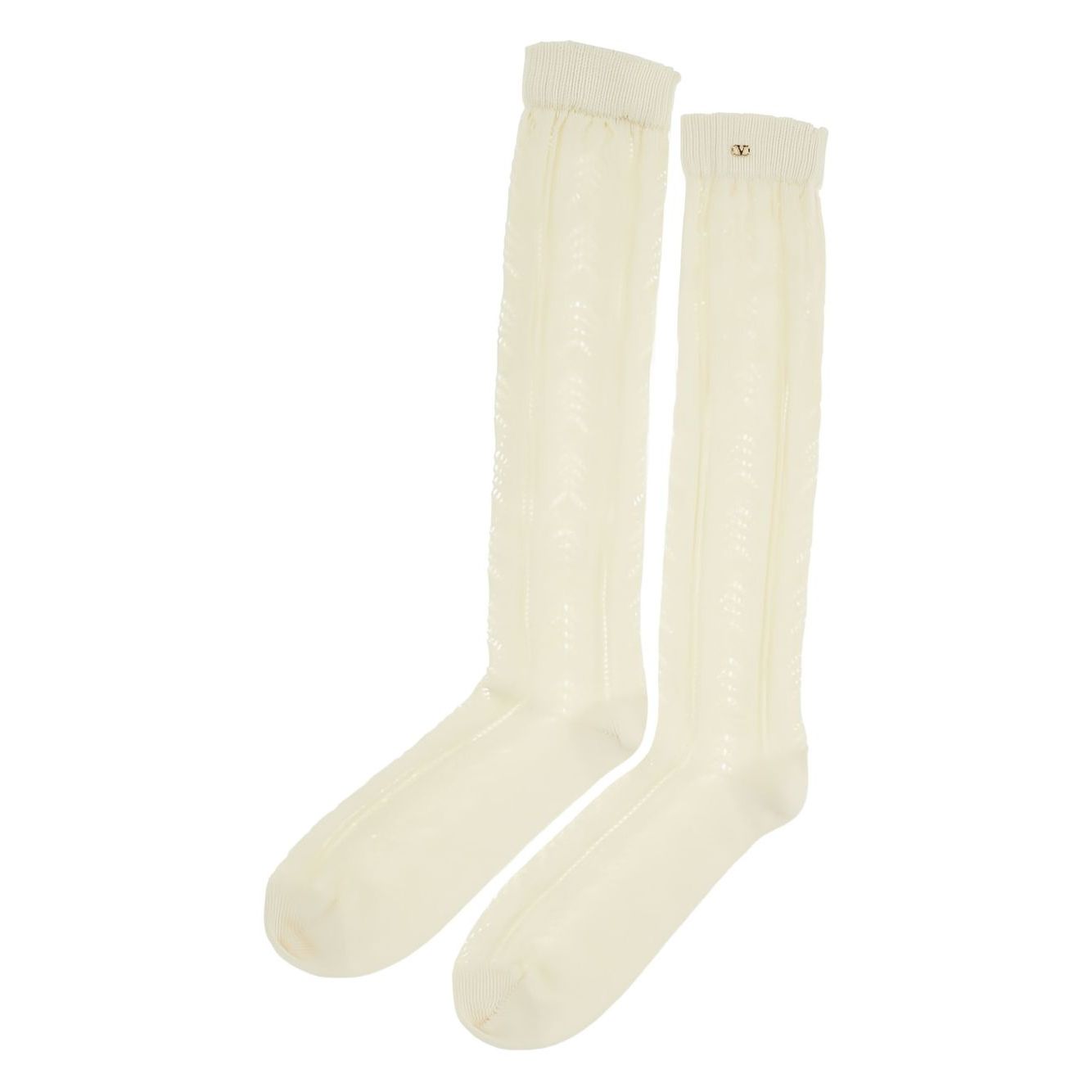 Valentino VLogo perforated socks