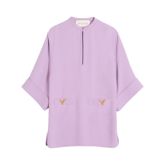 Valentino Vlogo silk mini dress