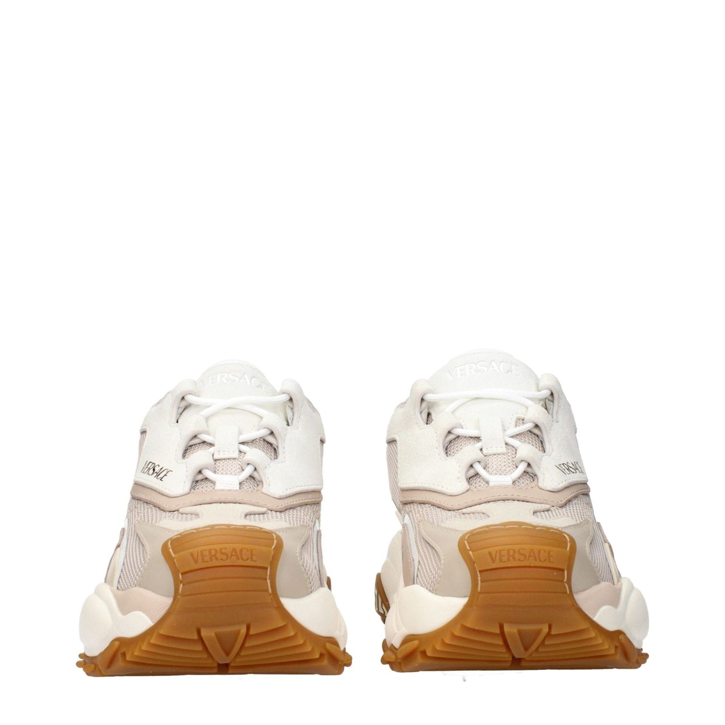 Versace Beige Fabric Chunky Sneakers VE-15266282569993-EU35/US5
