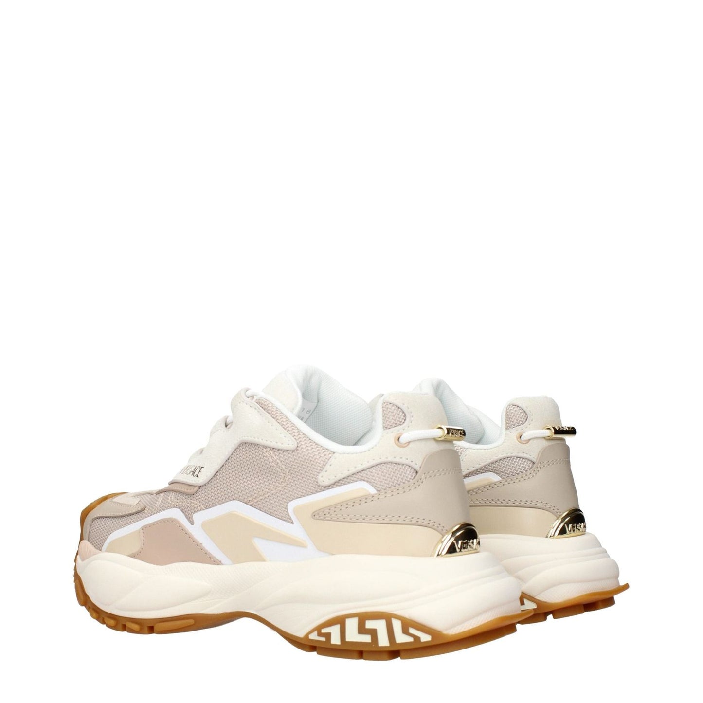 Versace Beige Fabric Chunky Sneakers VE-15266282569993-EU35/US5