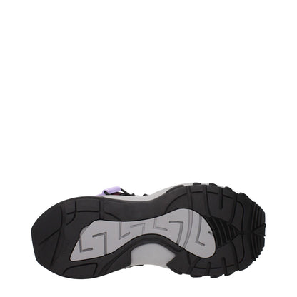 Versace Multicolor Leather Athletic Sneakers