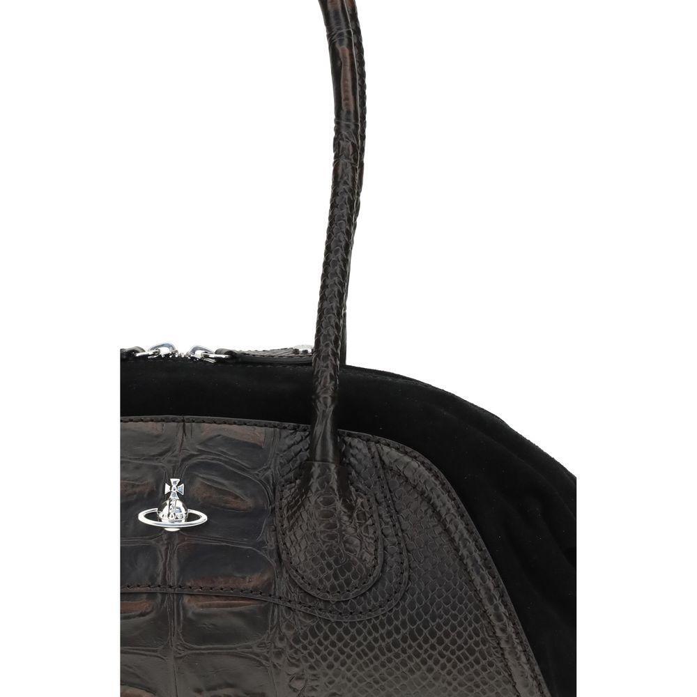 Front view with bag zipped and handles upright.