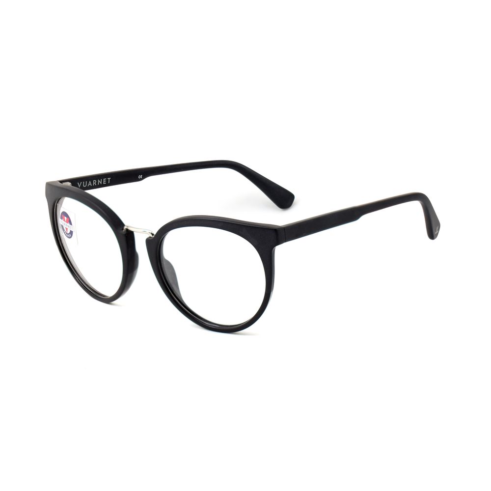 Vuarnet Black Acetate Frames for women, VL16260001, featuring black acetate material with 50/12/135mm measurements.