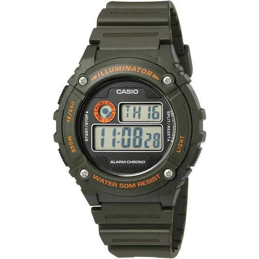 CASIO VINTAGE Mod. ILLUMINATOR GREEN W-216H-3BVDF