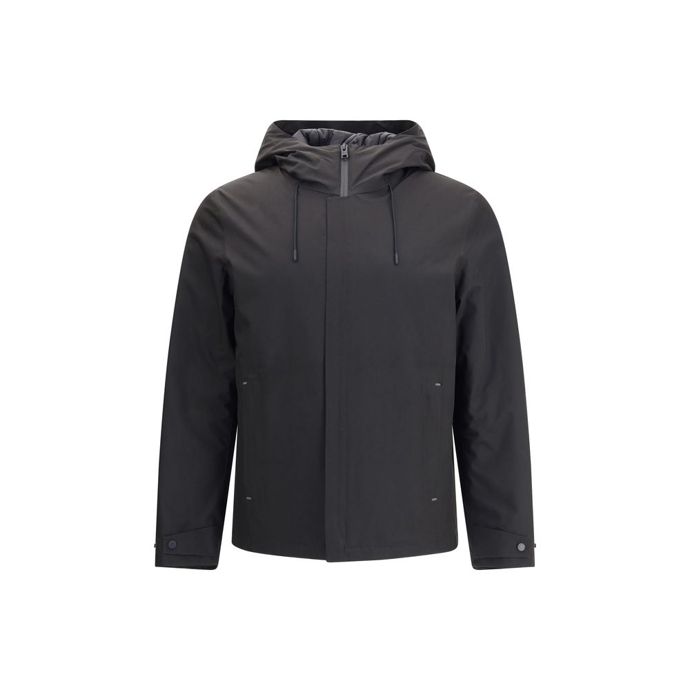 Woolrich Black Polyester Shell Jacket
