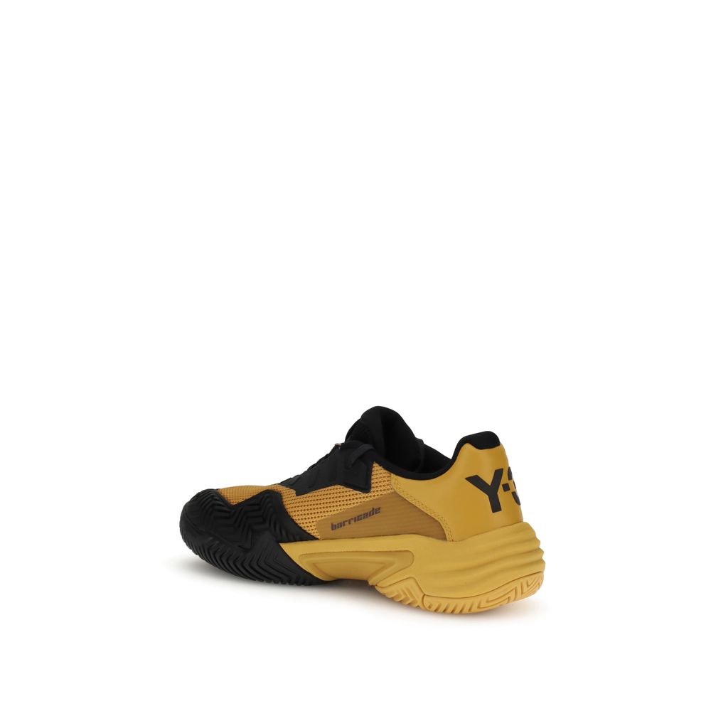 Y-3 Yellow Rubber Athletic Sneakers
