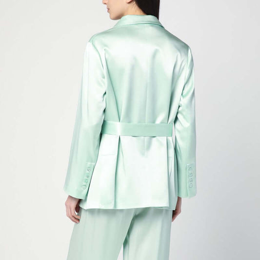 Semicouture Christiana jacket in aqua green Y5SM06PL/Q_SEMI-N78-0_102