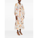 Zimmermann Ascension Ruffled Midi Dress Dresses