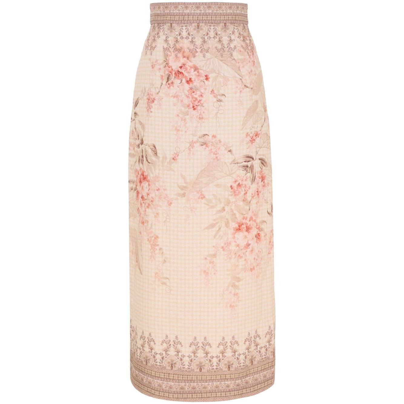 Zimmermann Illuminate Pencil Midi Skirt