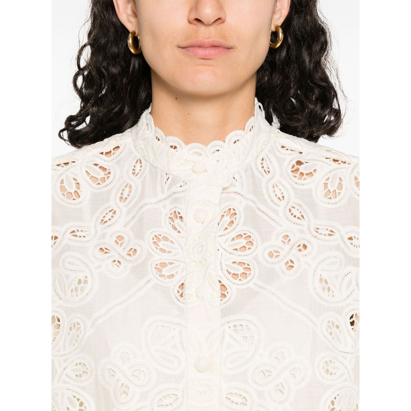 Zimmermann Shirts Ivory
