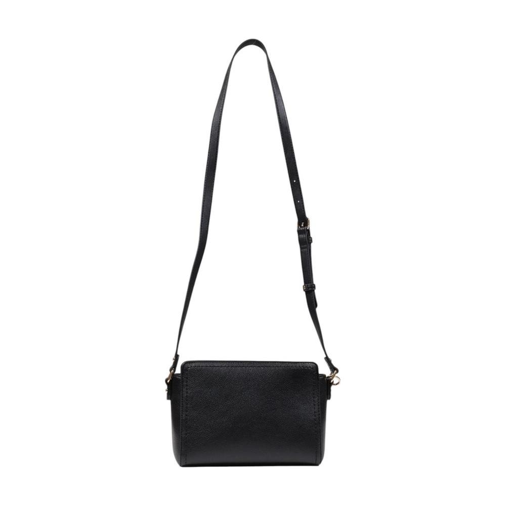 Front view with bag zipped and handles upright.