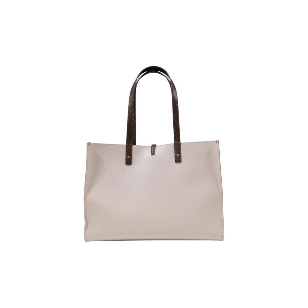 Front view with bag zipped and handles upright.