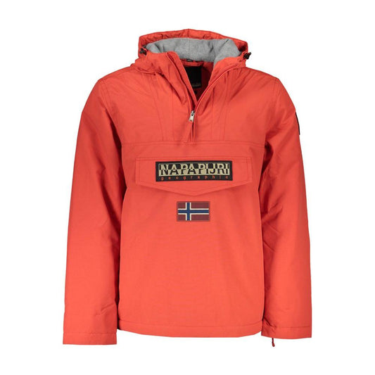 Napapijri Red Polyamide Men Jacket