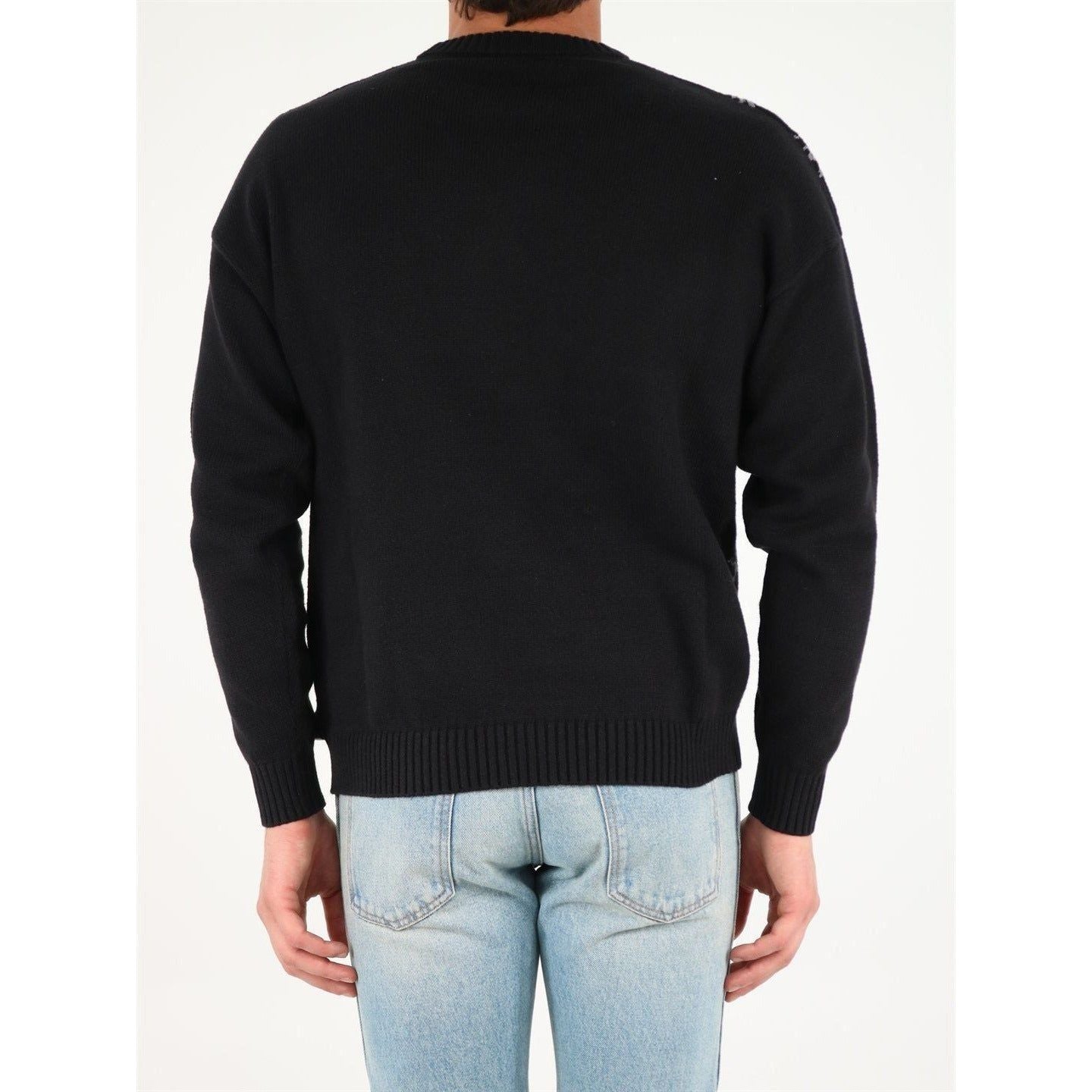 سترة رجالية من Off-White c/o Virgil Abloh تحمل شعار Crewneck للرجال